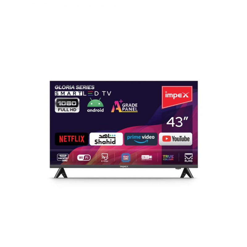 Impex 43 Inch FHD Smart LED TV (Gloria 43 Smart)