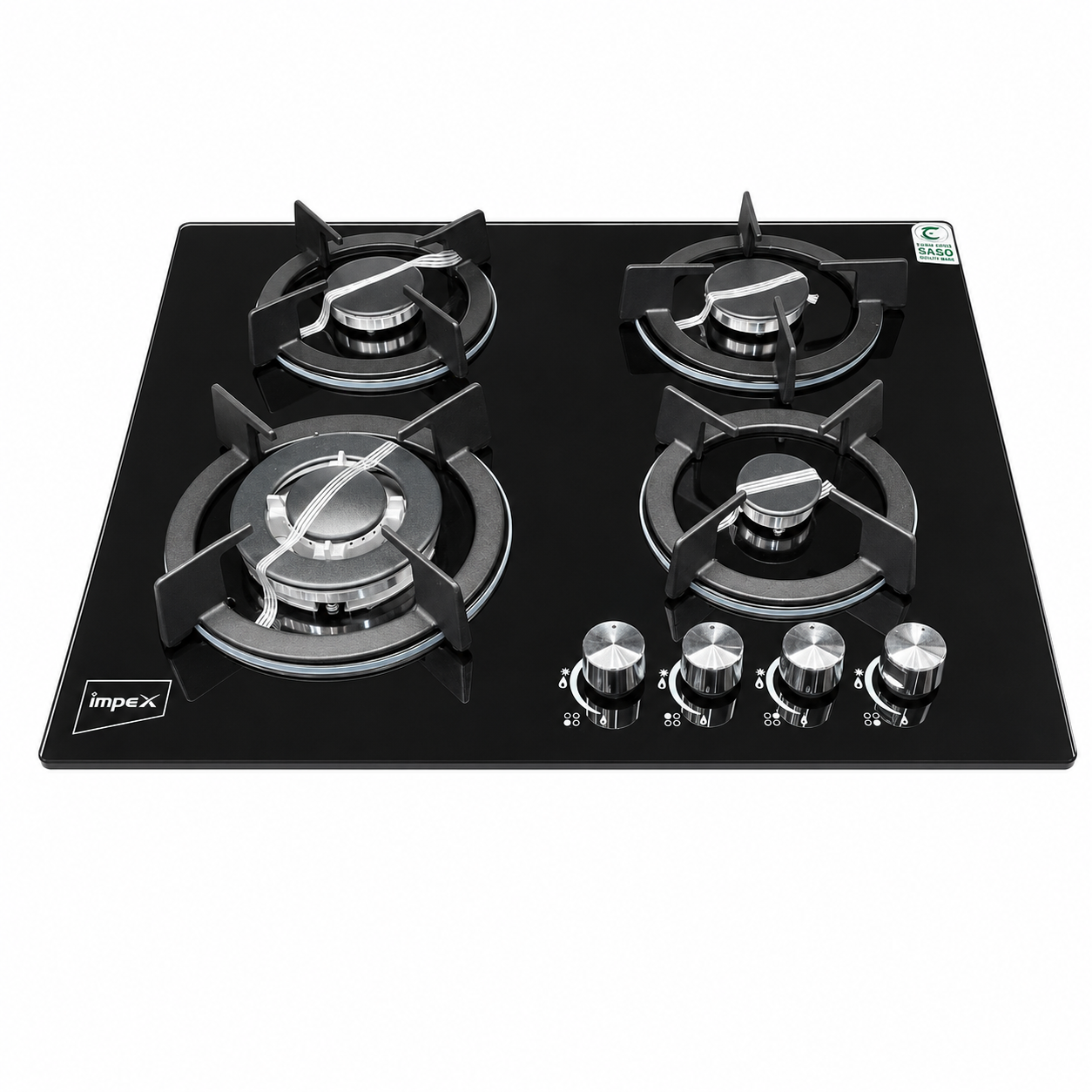 IMPEX Built-in Hob 4 Burner glass - BIHG4FFD