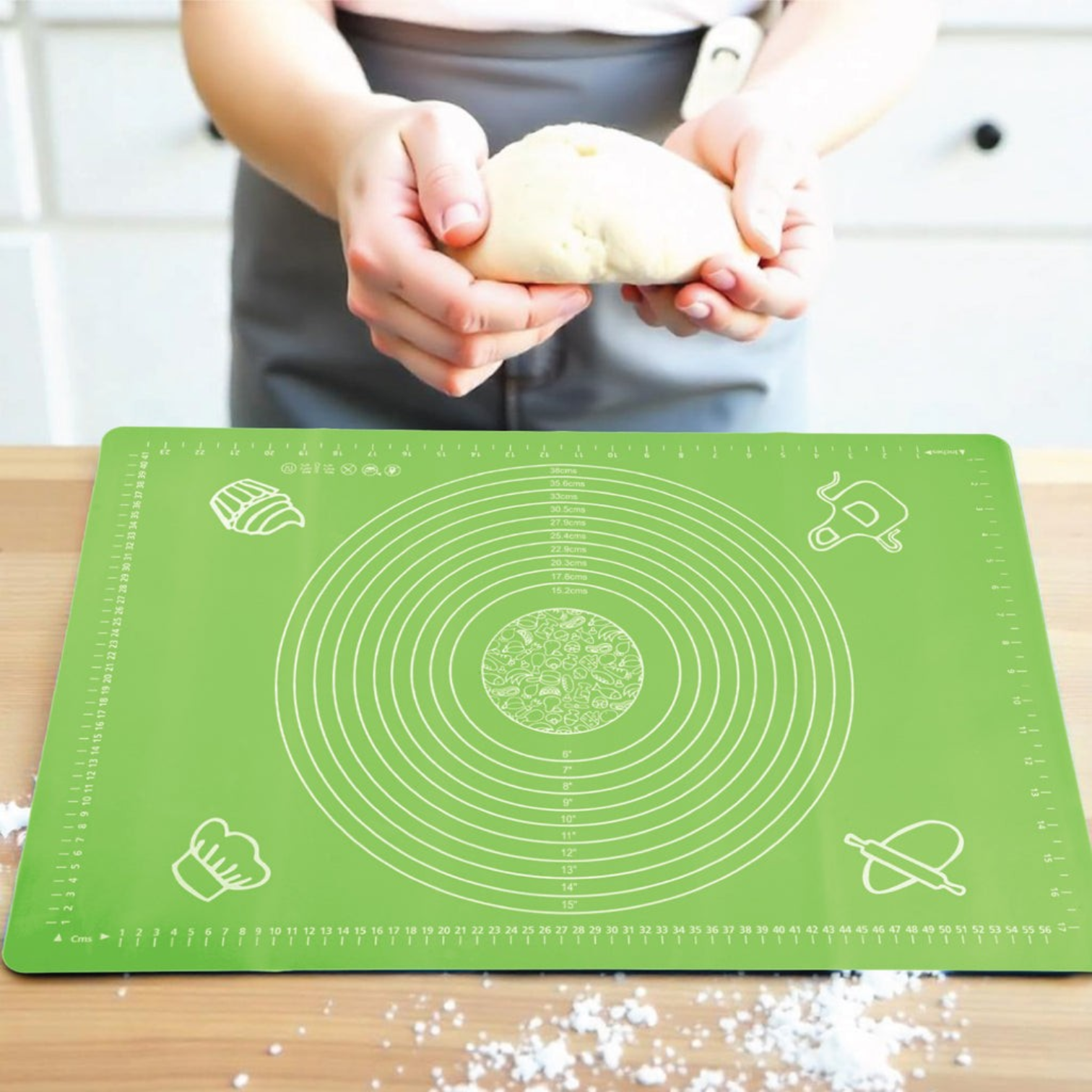 Silicone Countertop Dough Mat - lE-54848