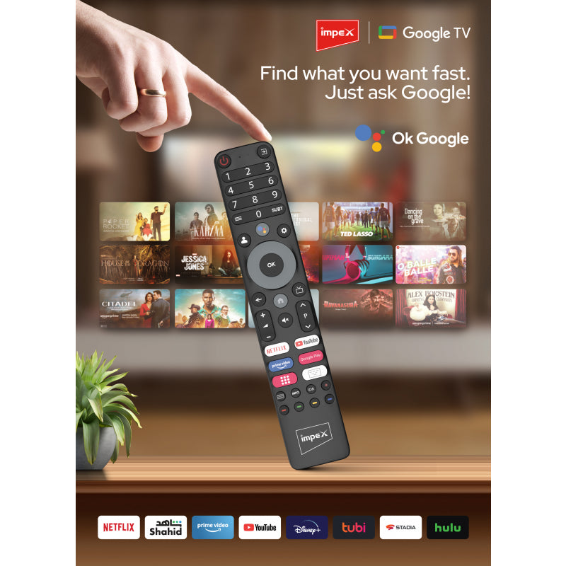 Impex 55" QLED UHD Google LED TV 12OHZ - (evoQ 55S4QLC2R120)