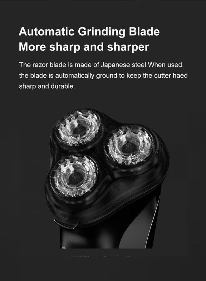 Enchen Rechargeable Electric Shaver – Floating Head Shaving System with Pop-Up Trimmer, USB Type-C - BLACKSTONE C