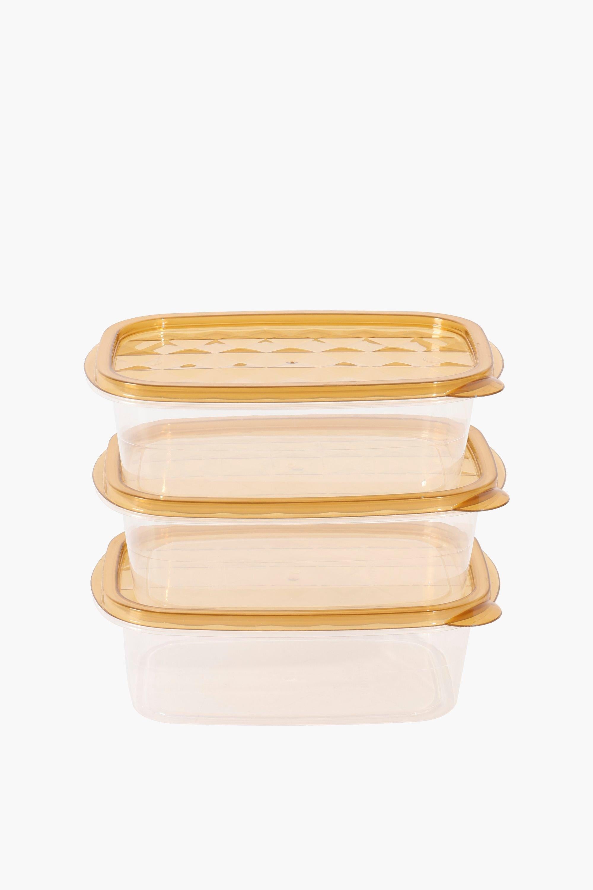 Clear Food Storage Container Set of 3 – A4-14