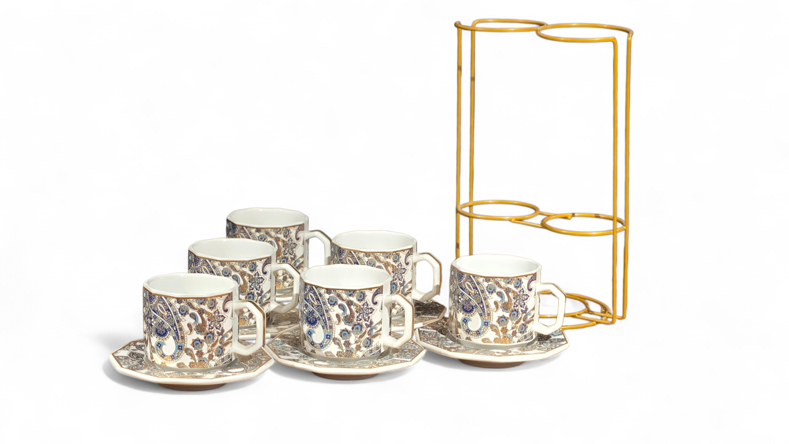 Cup & Saucer Set with Stand BL0806