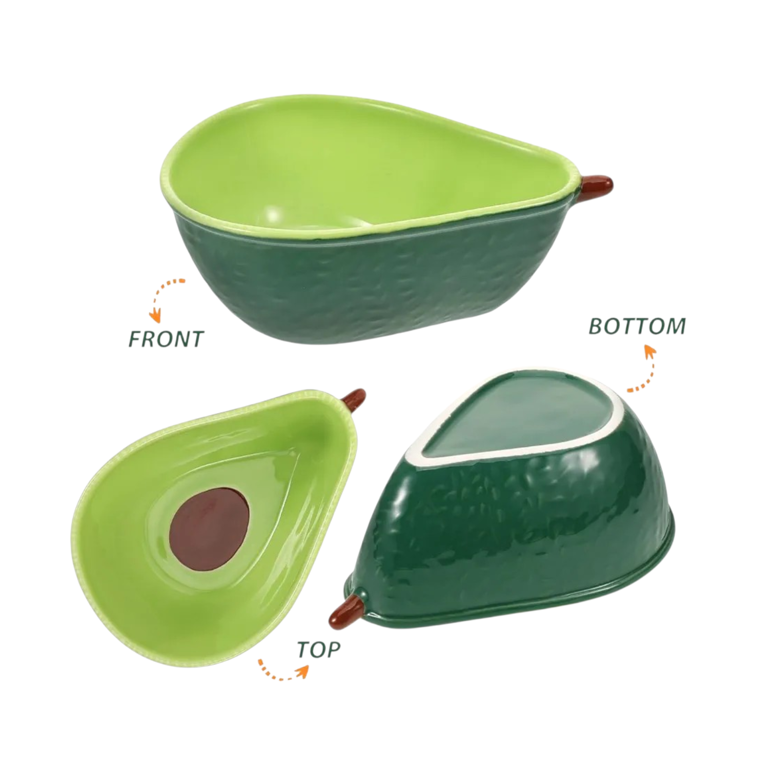 Avocado Ceramic Serving Bowl Set - BL0936 3