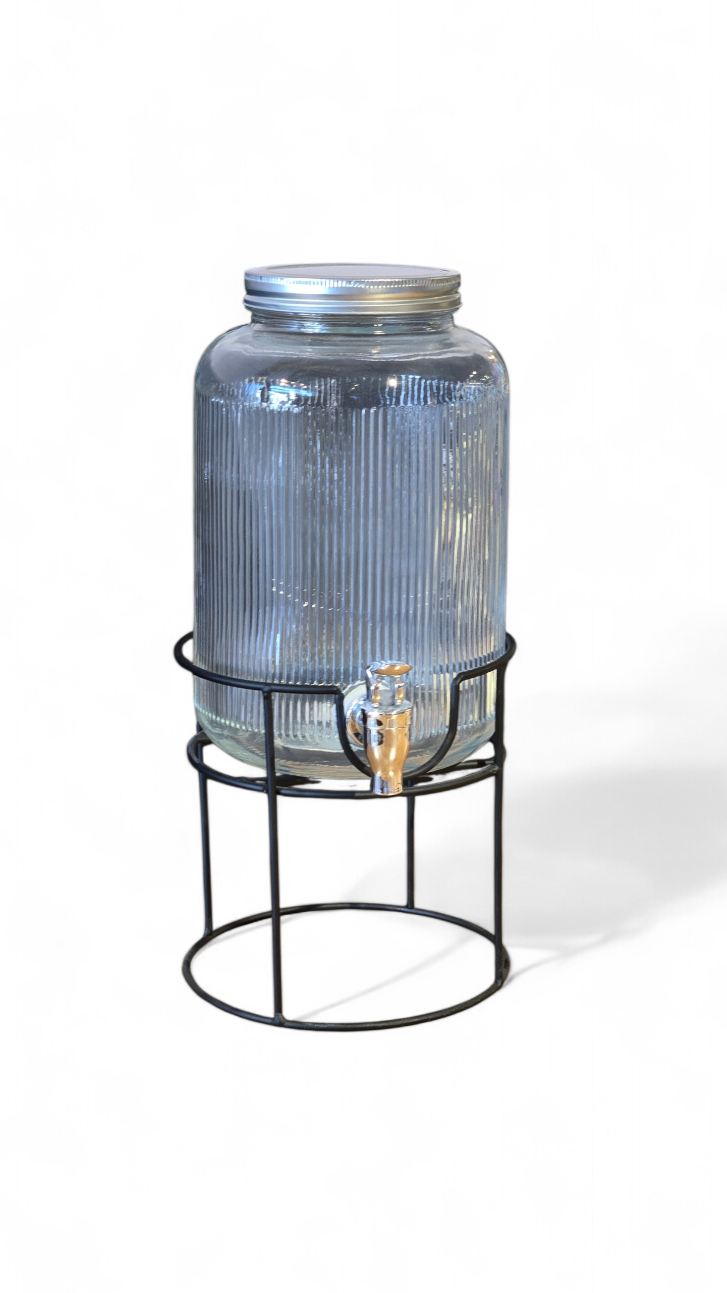 Glass Beverage Dispenser with Stand & Tap 3.8L BL2961