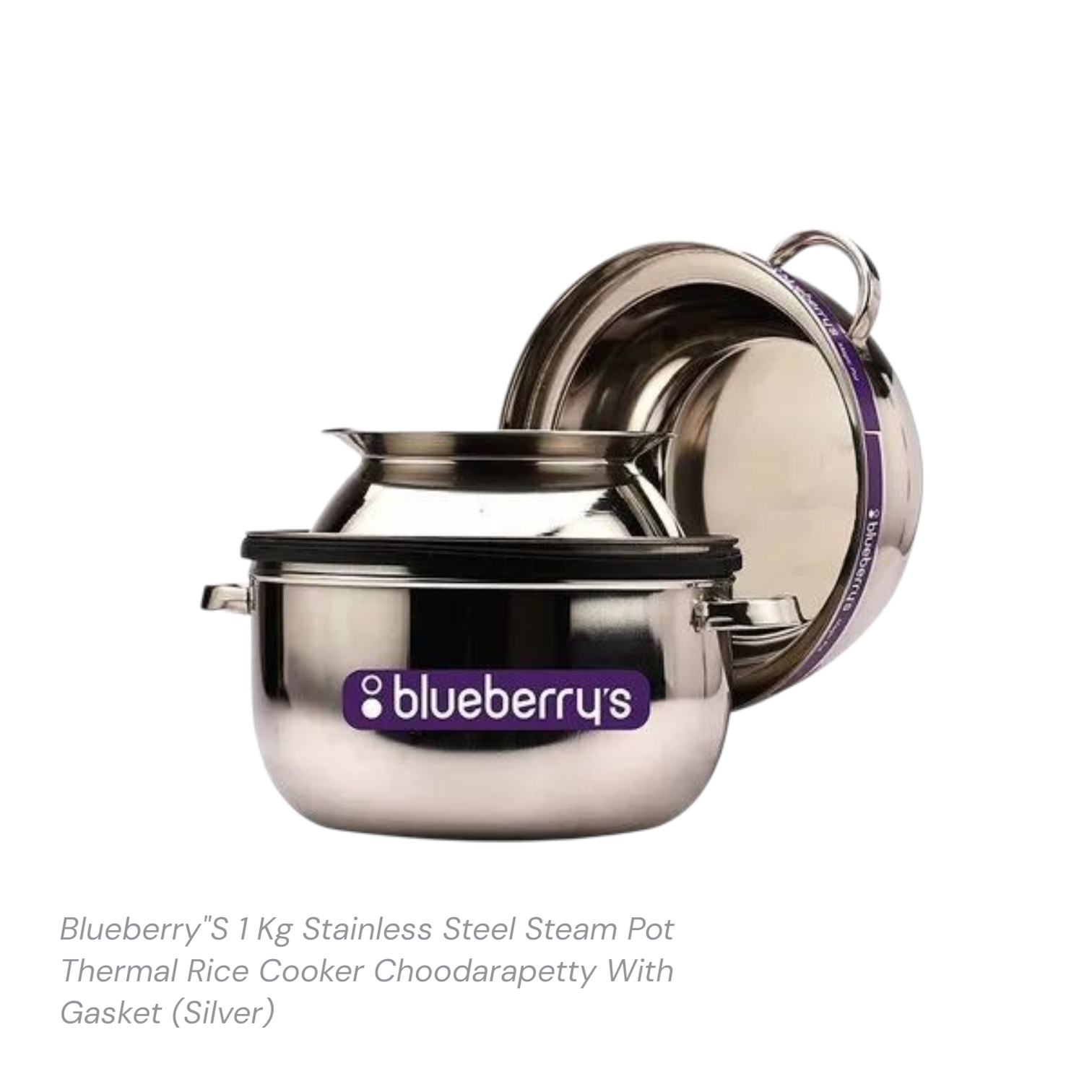 Blueberrys Stainless Steel Steam Thermal Rice Cooker (1Kg)