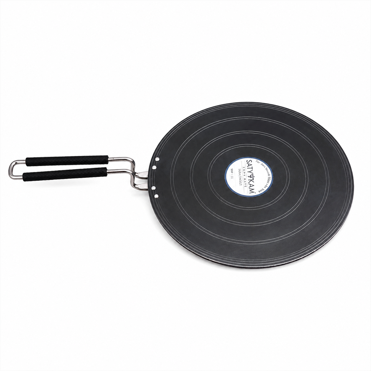 Cast Iron Tawa – 11 Inch – 2.5mm – Steel Handle
