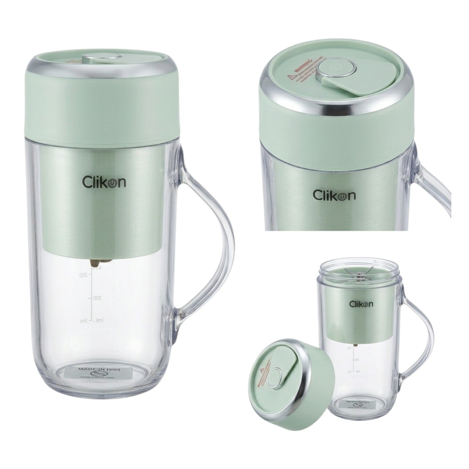 Clikon Portable Smoothie Maker 330ml Rechargeable Blender – 65W - CK1210