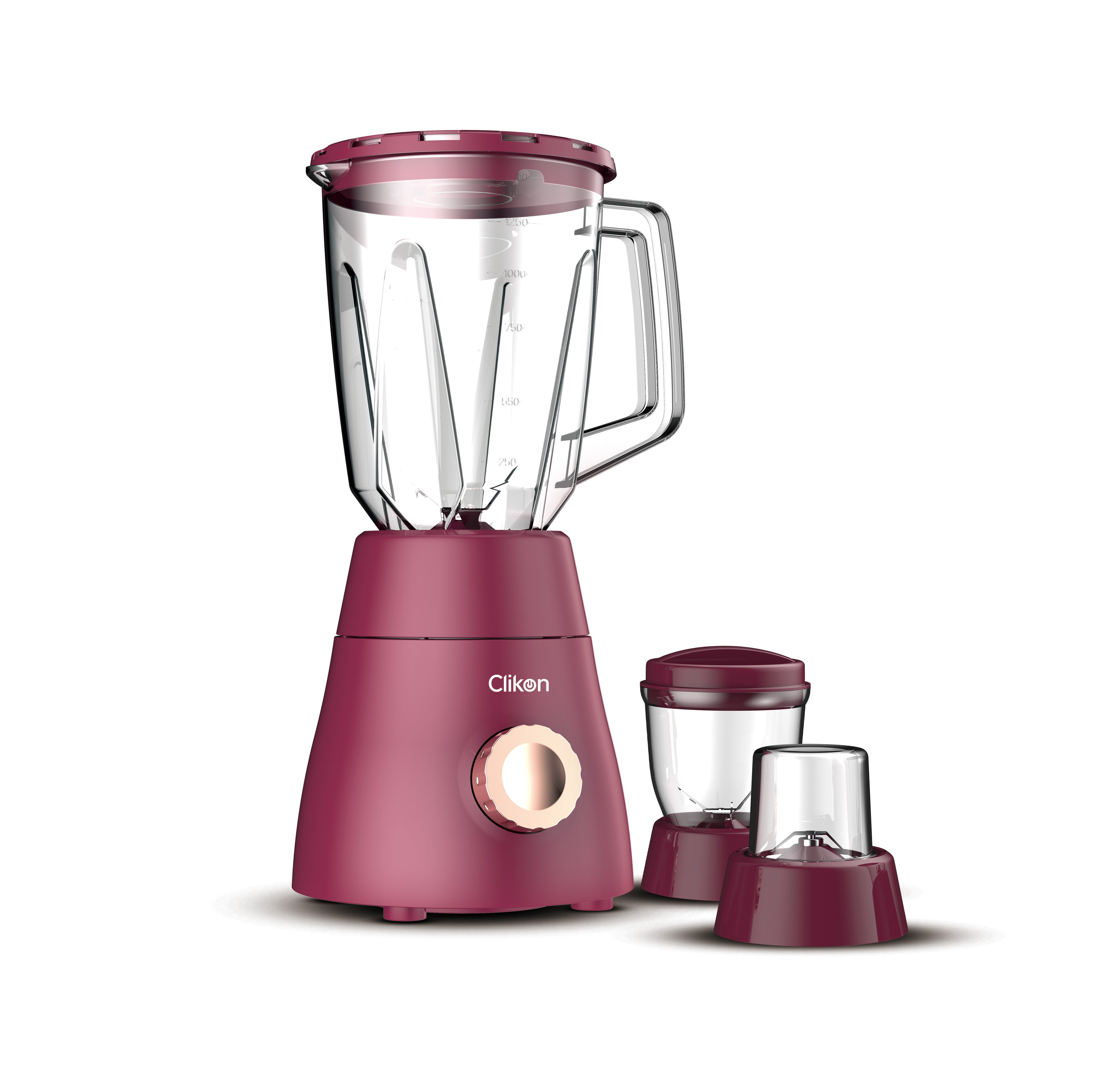 Clikon 3 in 1 Blender with Unbreakable Jar 600W CK2680