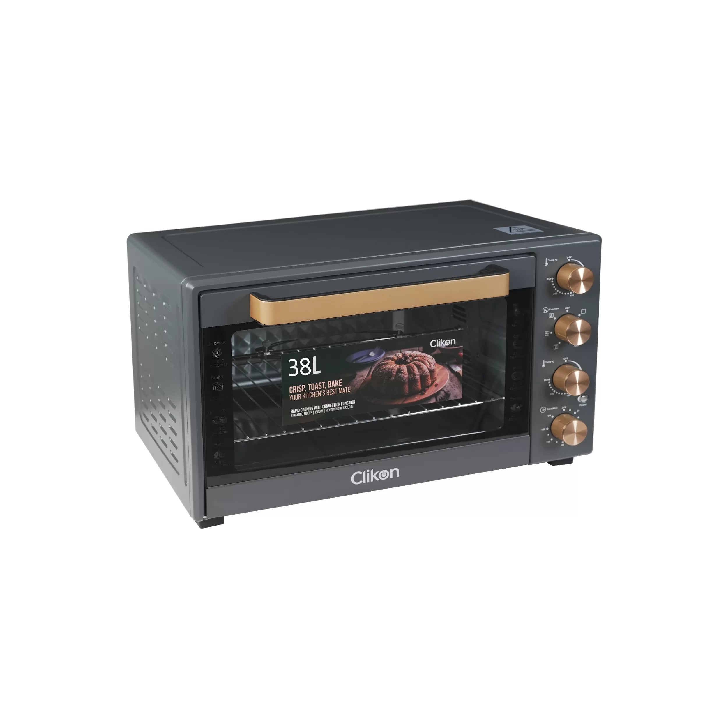 Clikon Toaster Oven 38L 1500W CK4360