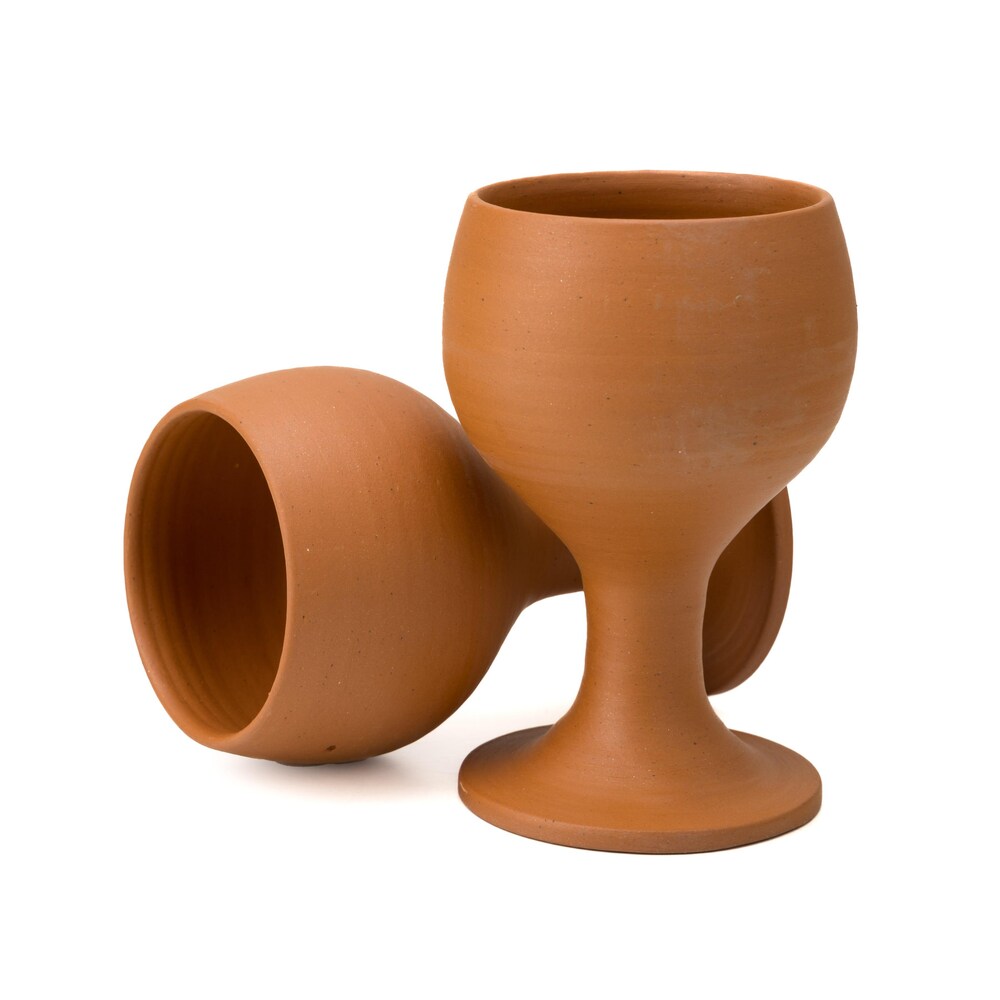 Clay Wine Glass – Handmade Earthen Drinkware