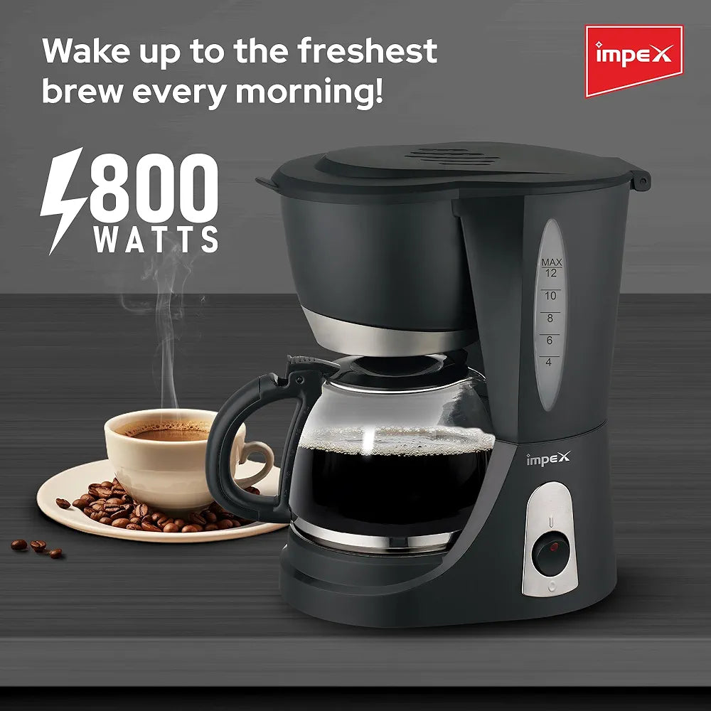 Impex Drip Coffee Maker – 800W – CM 1912