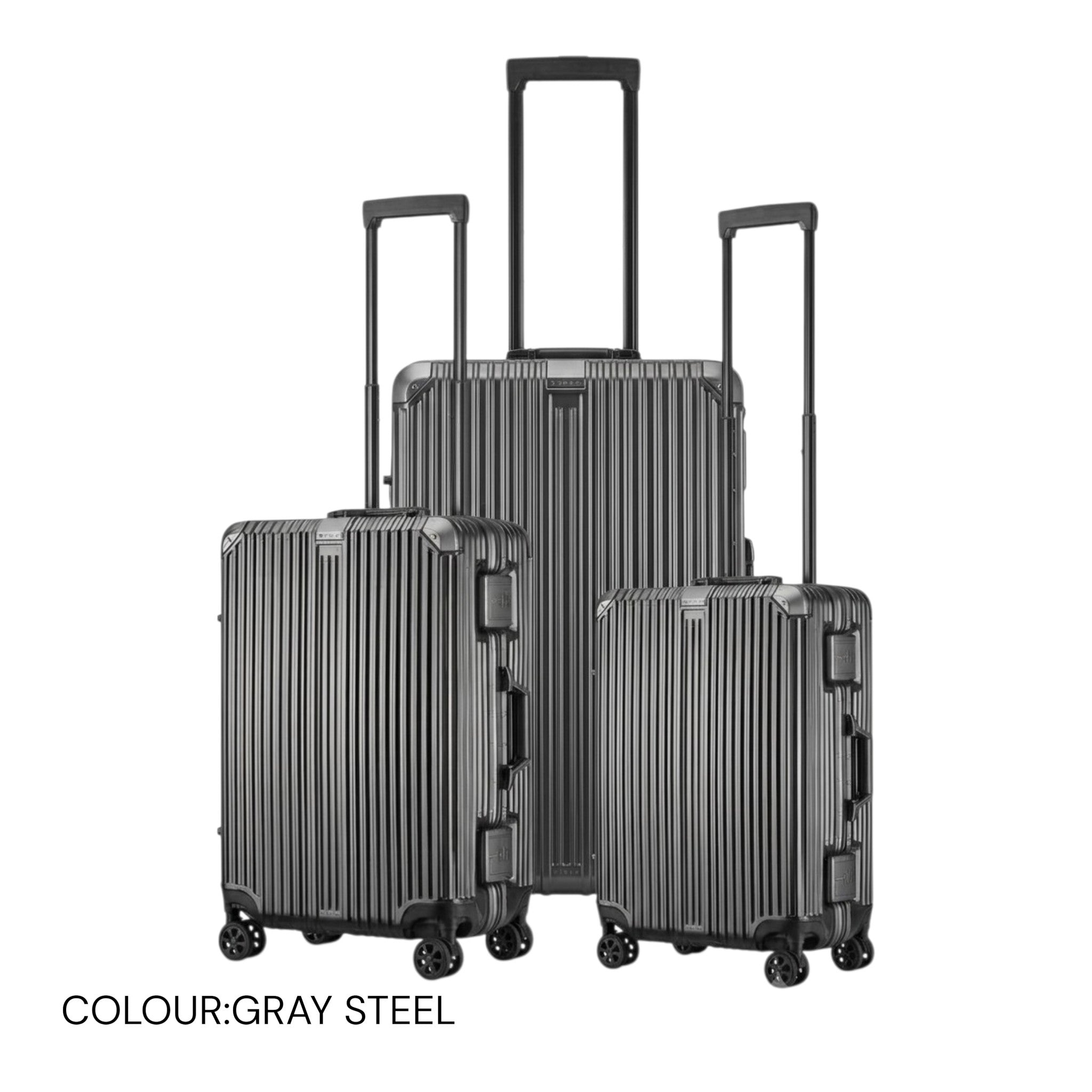 I Carry Aluminium Frame Trolley Bag - Set of 3 – 20" + 24" + 28"