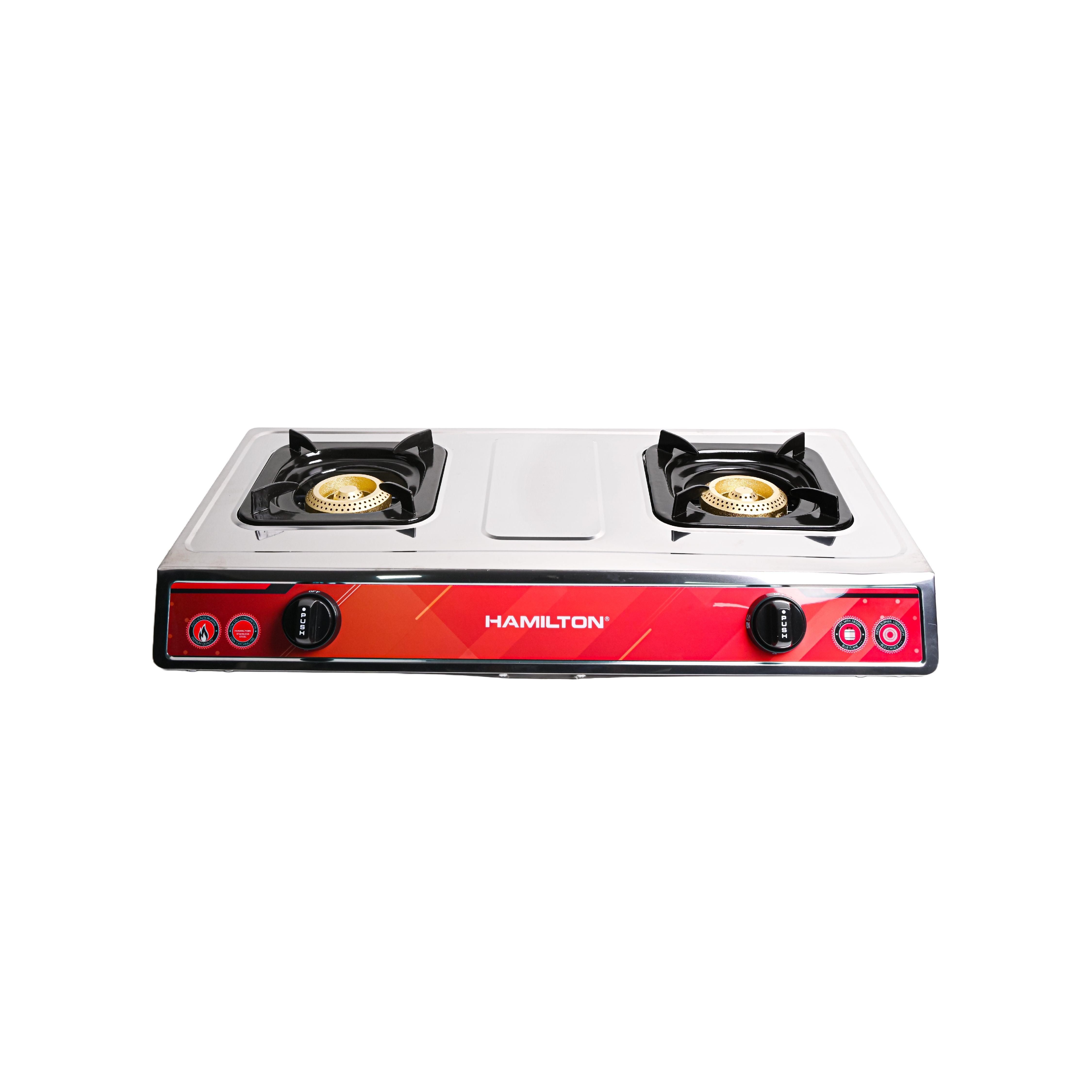 Hamilton Gas stove 2 Burner Stainless Steel HT1106GC
