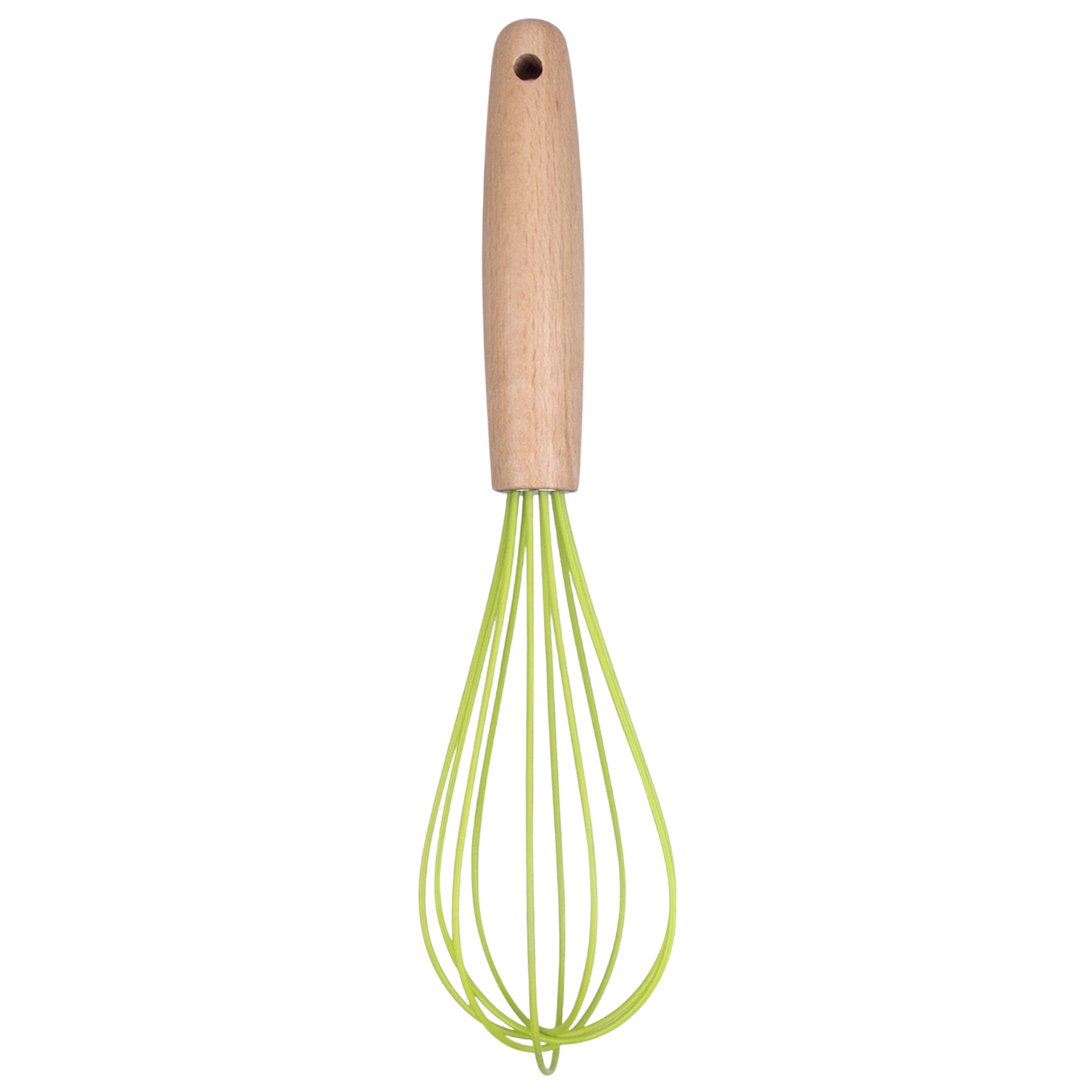 Silicone Whisk with Wooden Handle