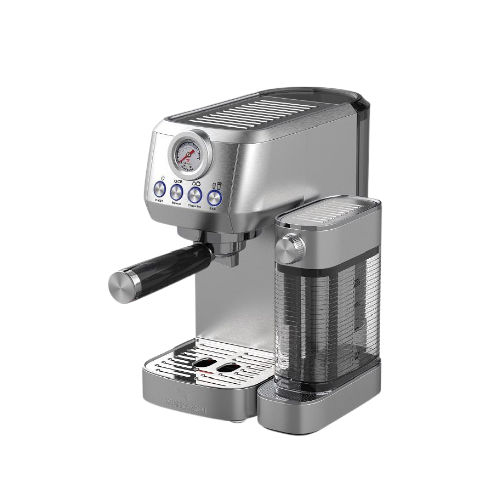 Mebashi Milk Tank Coffee Machine – Stainless Steel ME-ECM2501