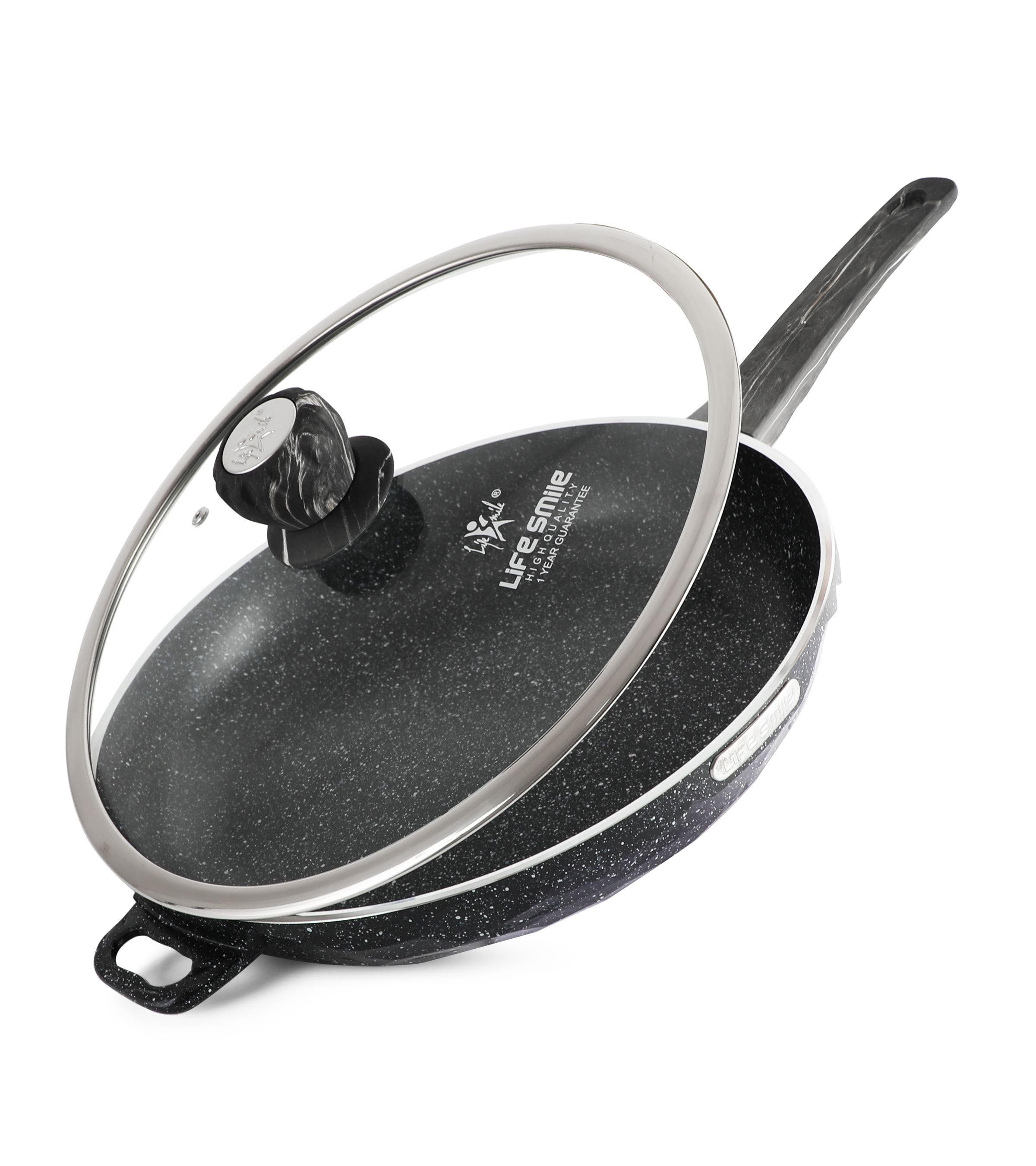 Life Smile Nonstick Frypan FLCM7F-32-BLACK