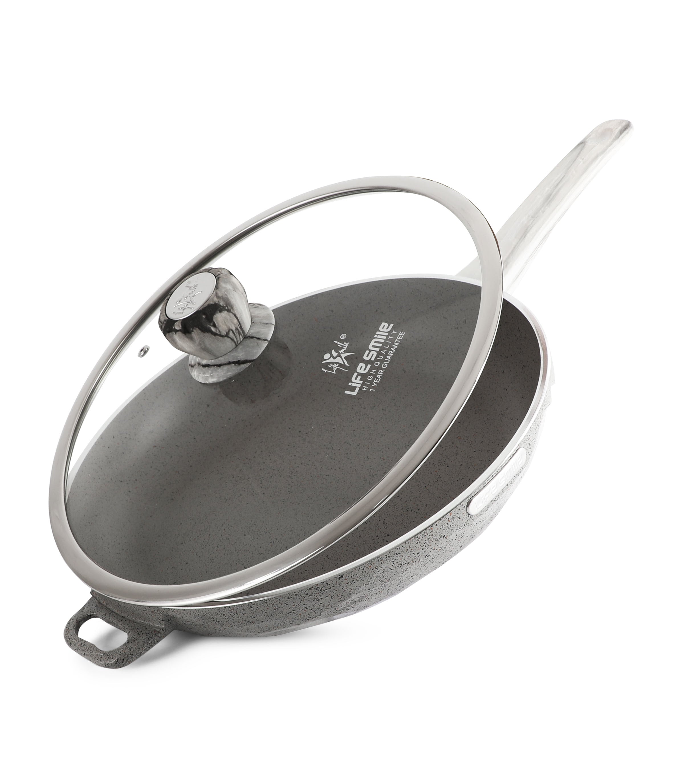 Life Smile Nonstick Frypan FLCM7F-32-GRAY