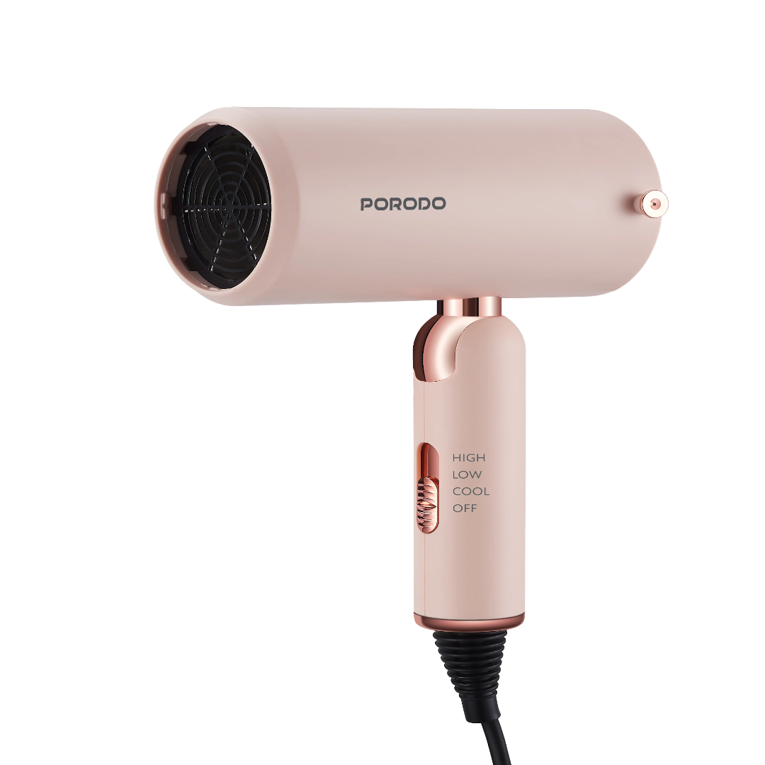 Porodo 2-In-1 Hair & Garment Dryer-Pink - PDLFSTD32PK