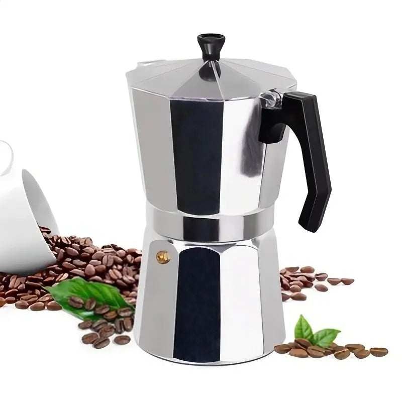 Classic Aluminum Moka Pot Coffee Maker - SB - 80228-P