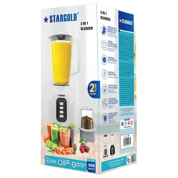 Stargold 2-in-1 Juicer Grinder 500W SG-1318