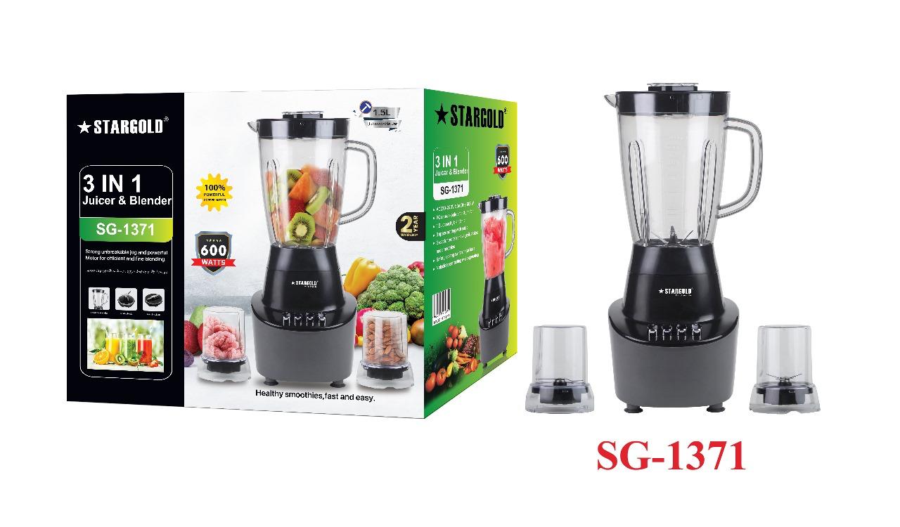 Stargold 3-in-1 Juicer & Blender SG-1371