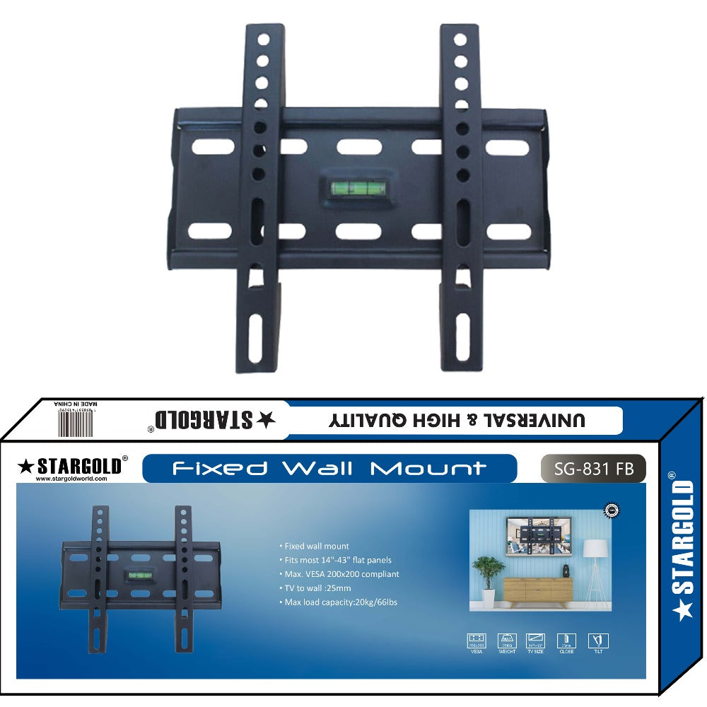 Stargold Fixed TV Wall Mount Bracket SG-831FB
