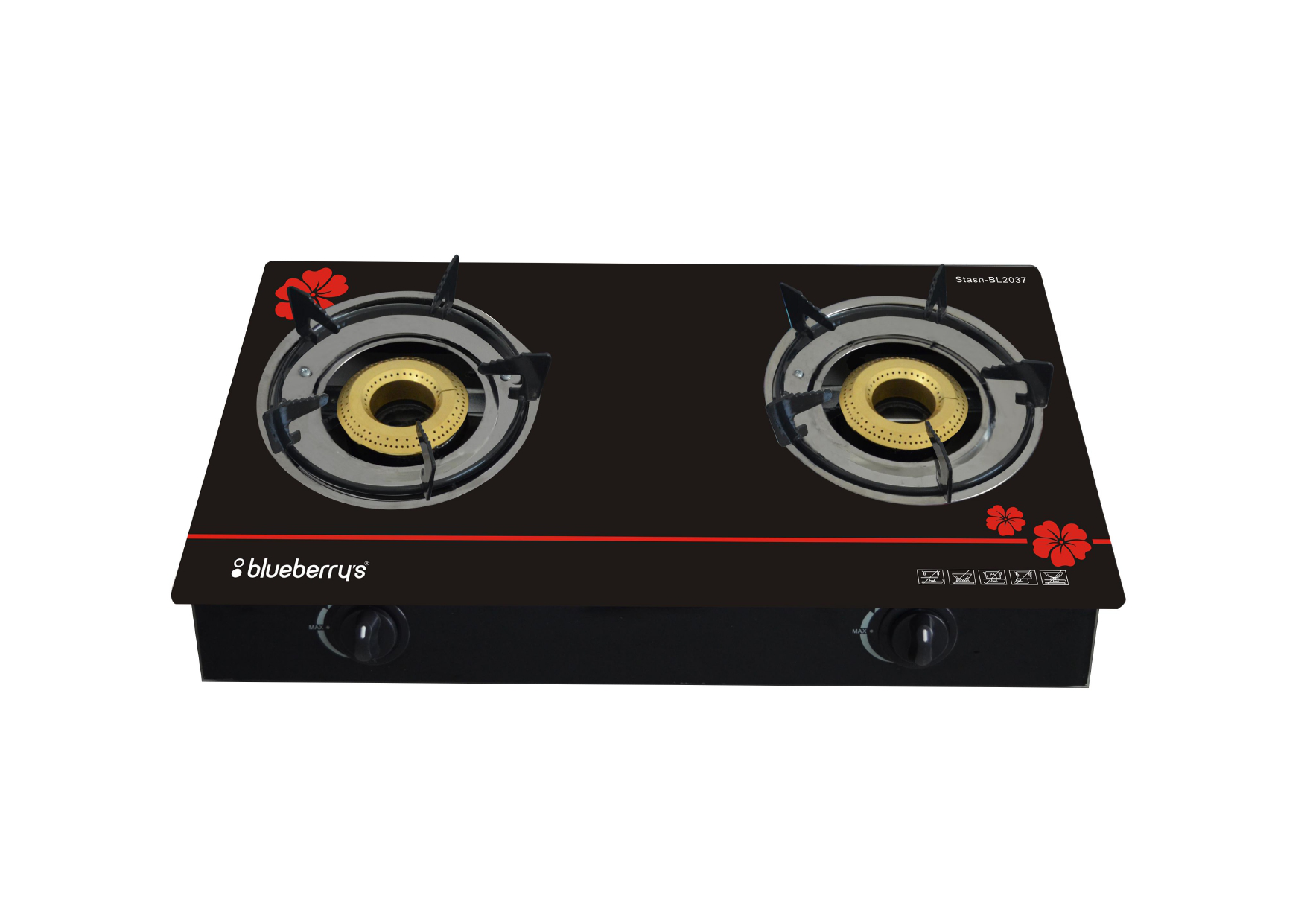Blueberrys STASH -BL2037 GAS STOVE 2 BURNER