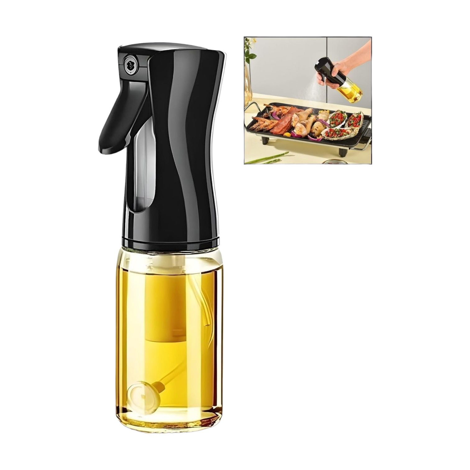 Ergonomic Premium Oil Spray Bottle - TW 33770-P
