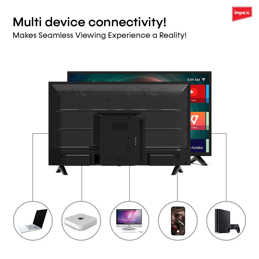 Impex 32" HD Smart LED TV - Gloria 32 Smart