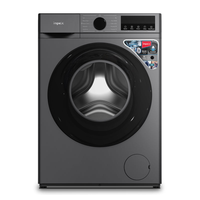 Impex 8 Kg Front Load Washing Machine - WM0800FS