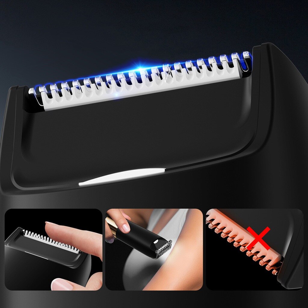 Enchen 2-in-1 Electric Shaver & Body Trimmer – Ceramic Blade with LED Light, USB Type-C Rechargeable - A3