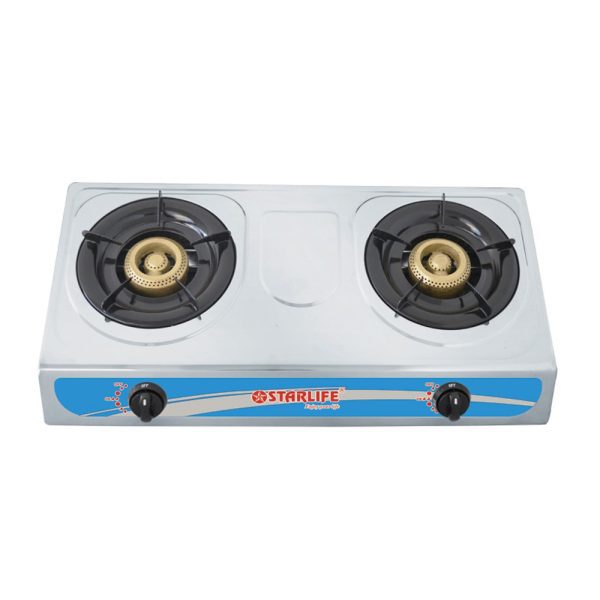 Stargold Stainless Steel 2 Burner Gas Stove SL-1118