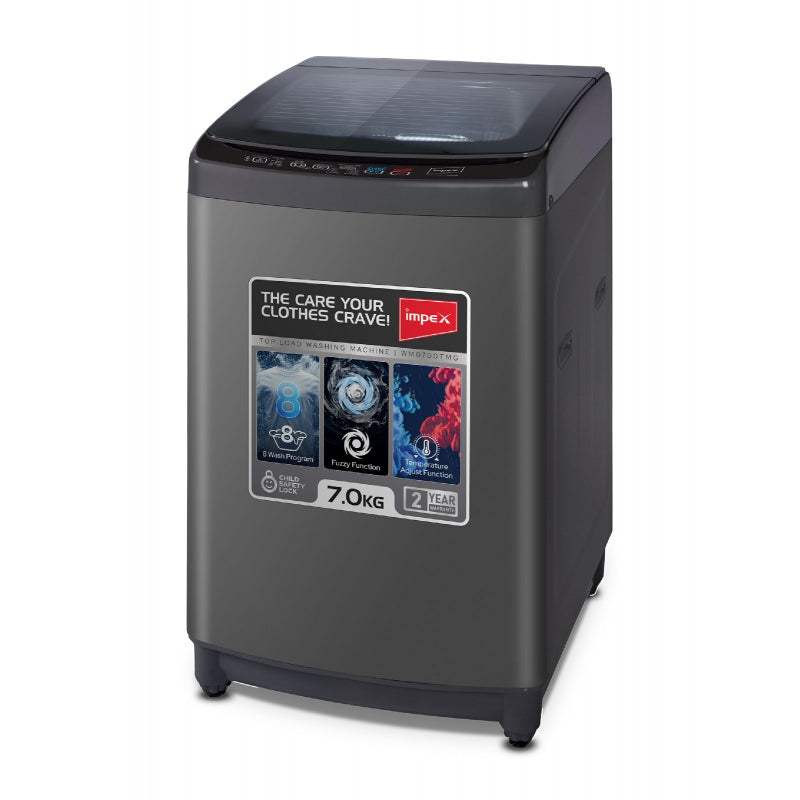 Impex 7Kg Fully Automatic Top Load Washing Machine - WM0700TMG