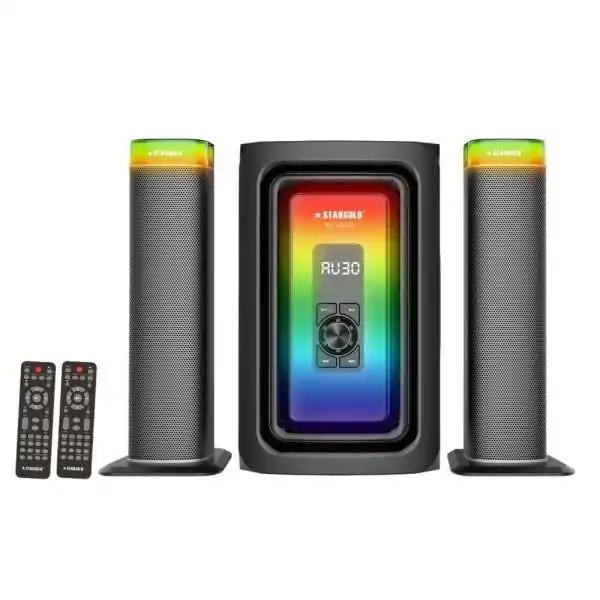 Stargold Home Theater Multimedia 2.1 Channel Speaker System, SG-G2025