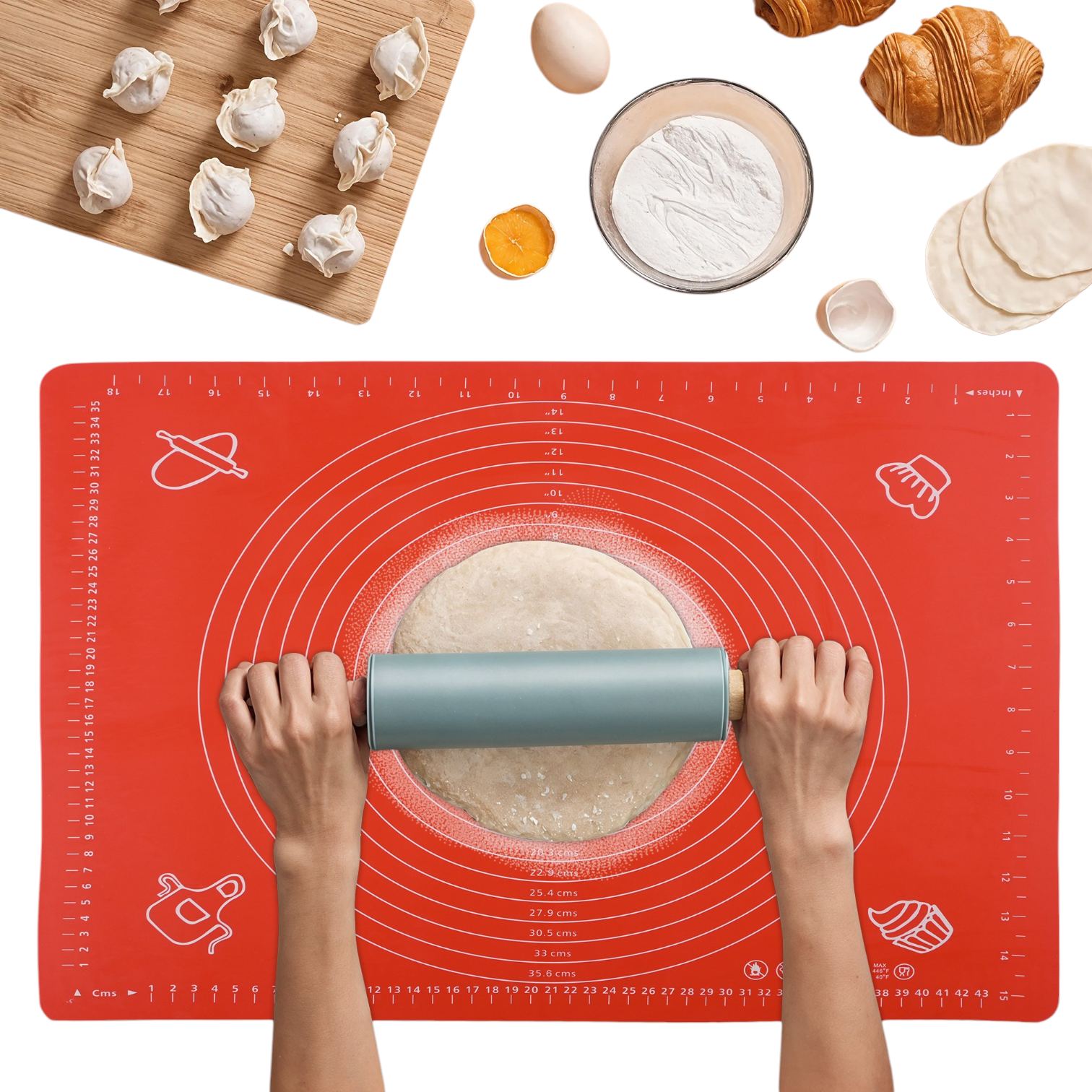 Silicone Countertop Dough Mat - lE-54847