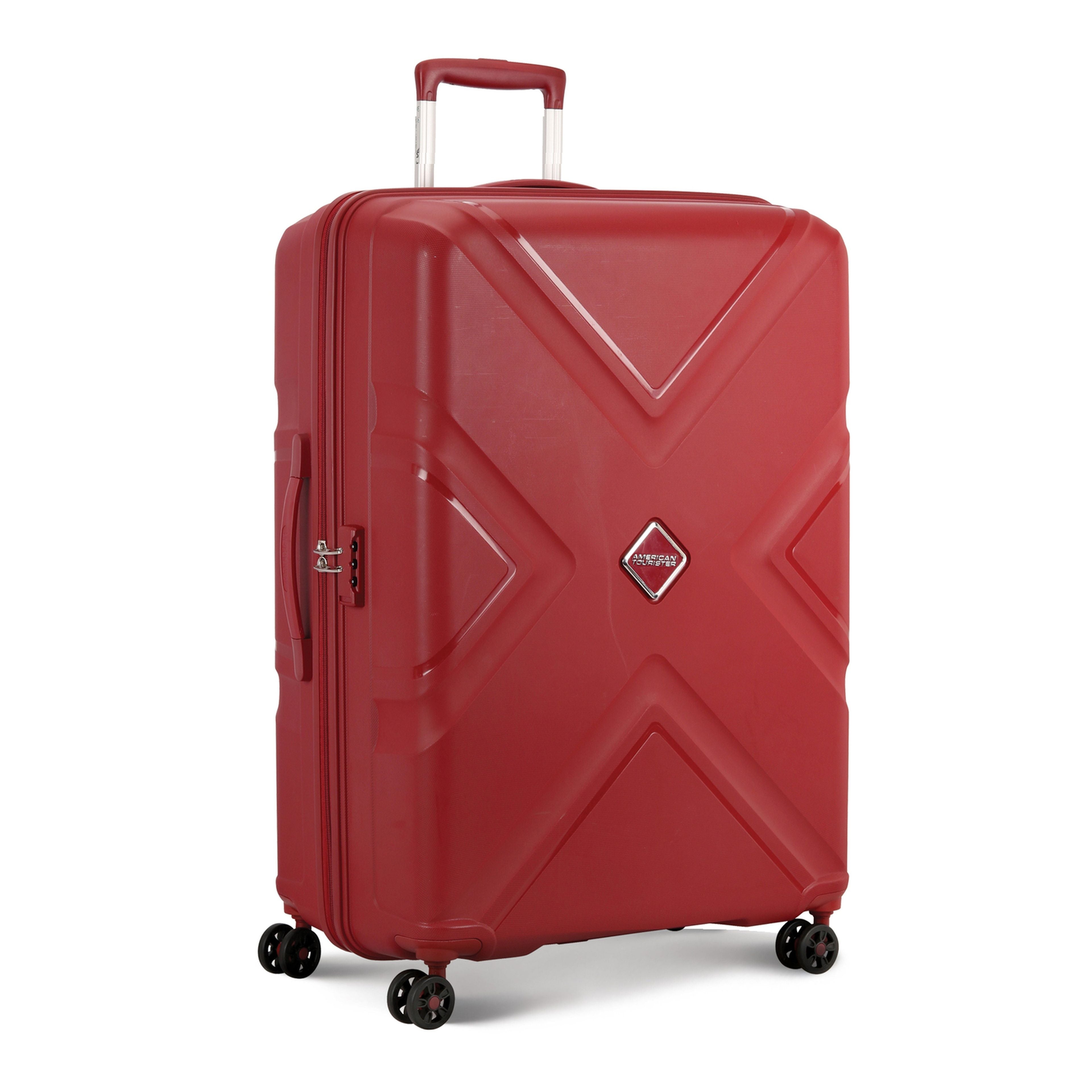 American Tourister Kross Trolley Bag – 68cm – Formula Red – LE200102