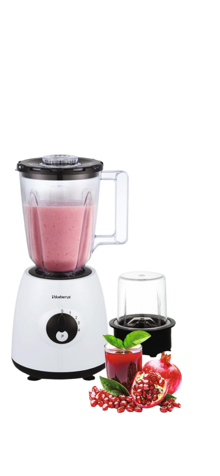 Bluberrys BB6375 MIXON 2 IN 1 BLENDER 600WATTS