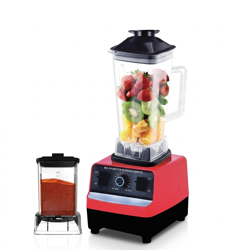 Brighton Crest 2-in-1 Blender – 2.5L Polycarbonate Jar, 500W with Stepless Speed Control & Stainless-Steel Blades - BBL1245A