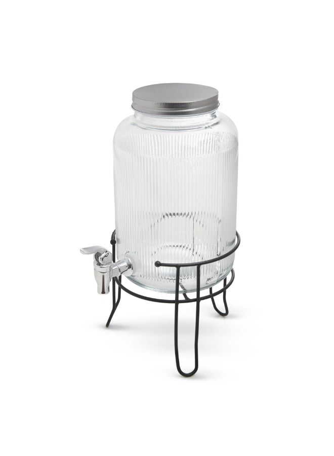 Glass Beverage Dispenser with Stand & Tap 3.8L BL2961