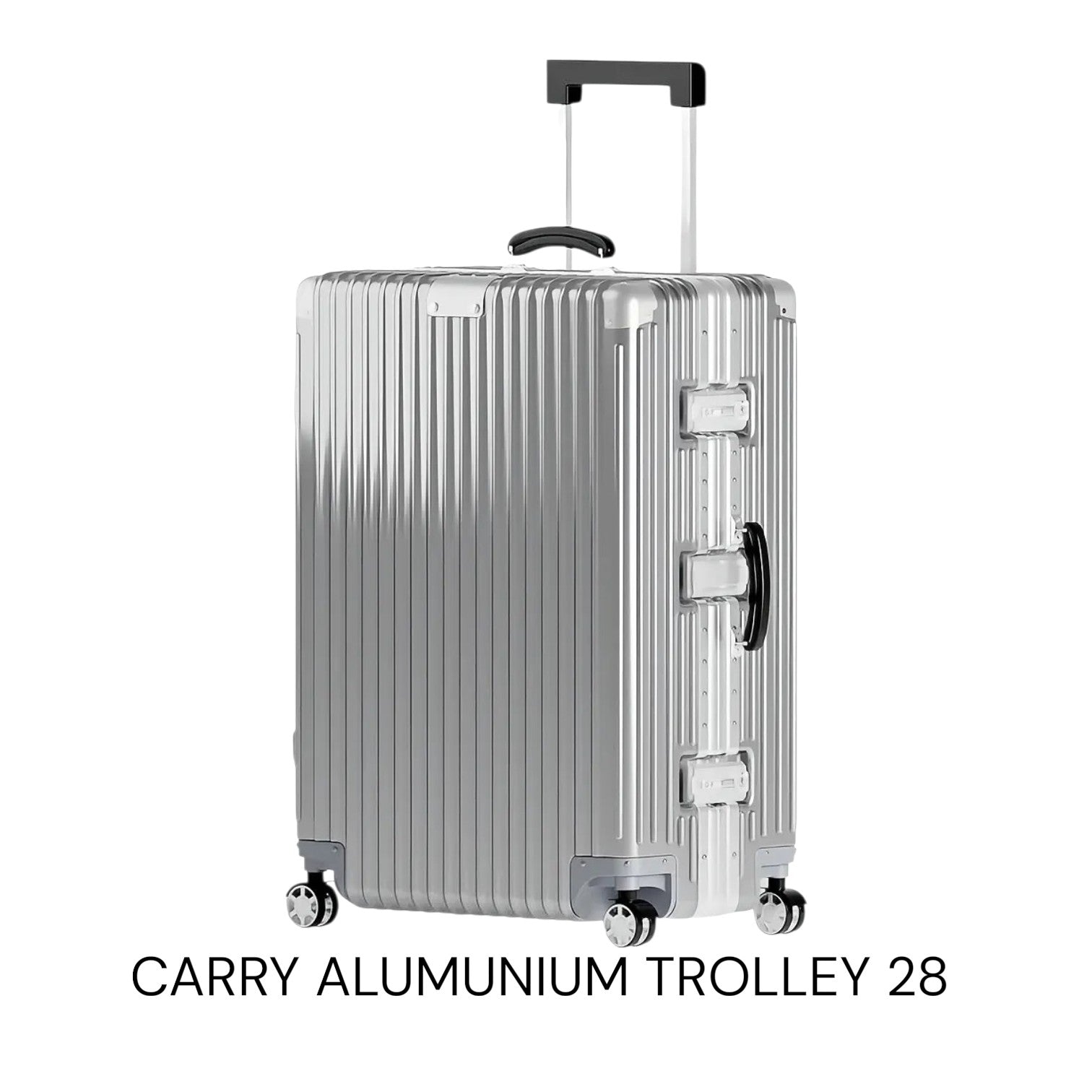 I Carry Aluminium Frame Trolley Bag – 28 Inch – Large Check-in - White