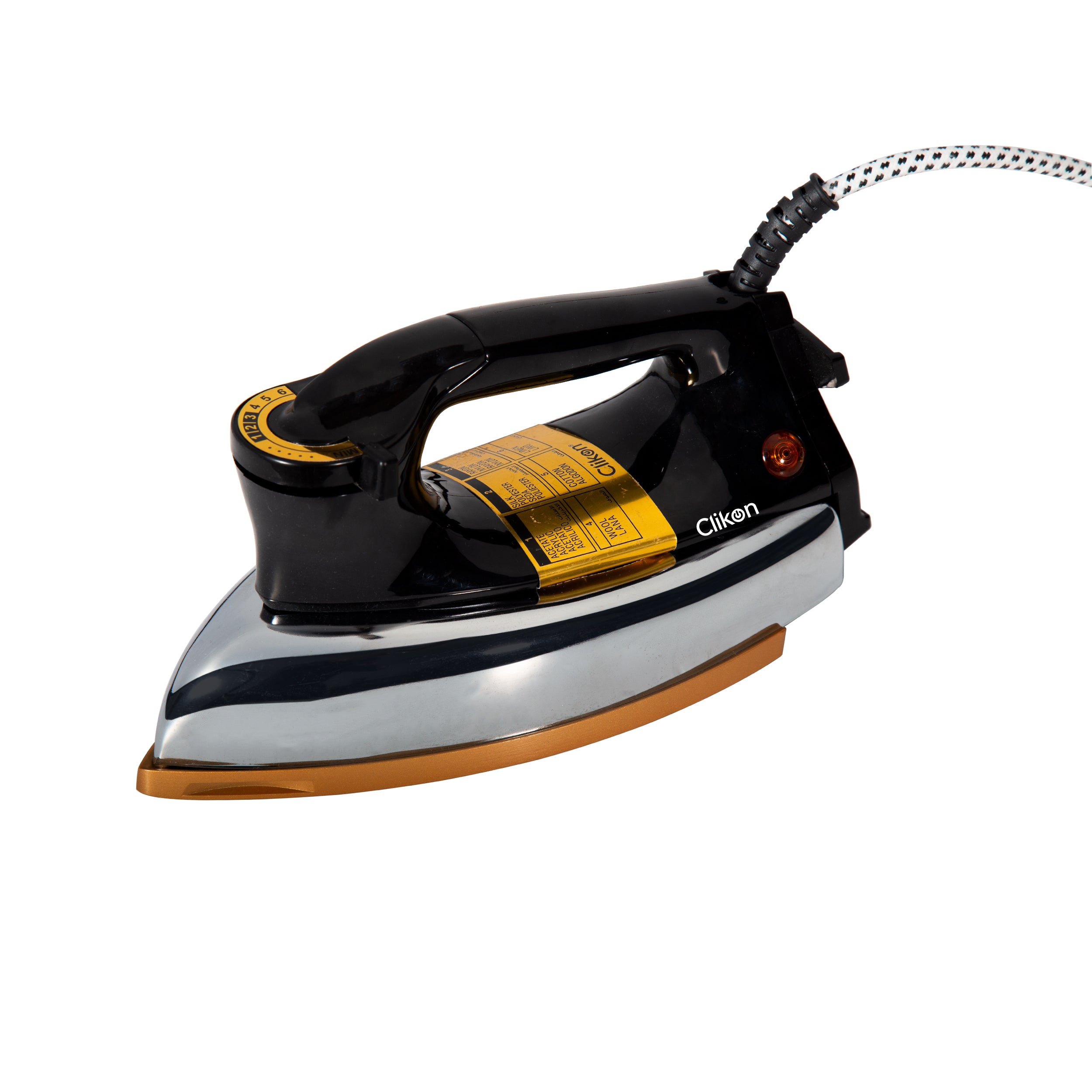 Clikon Heavy Dry Iron (Golden) CK2131