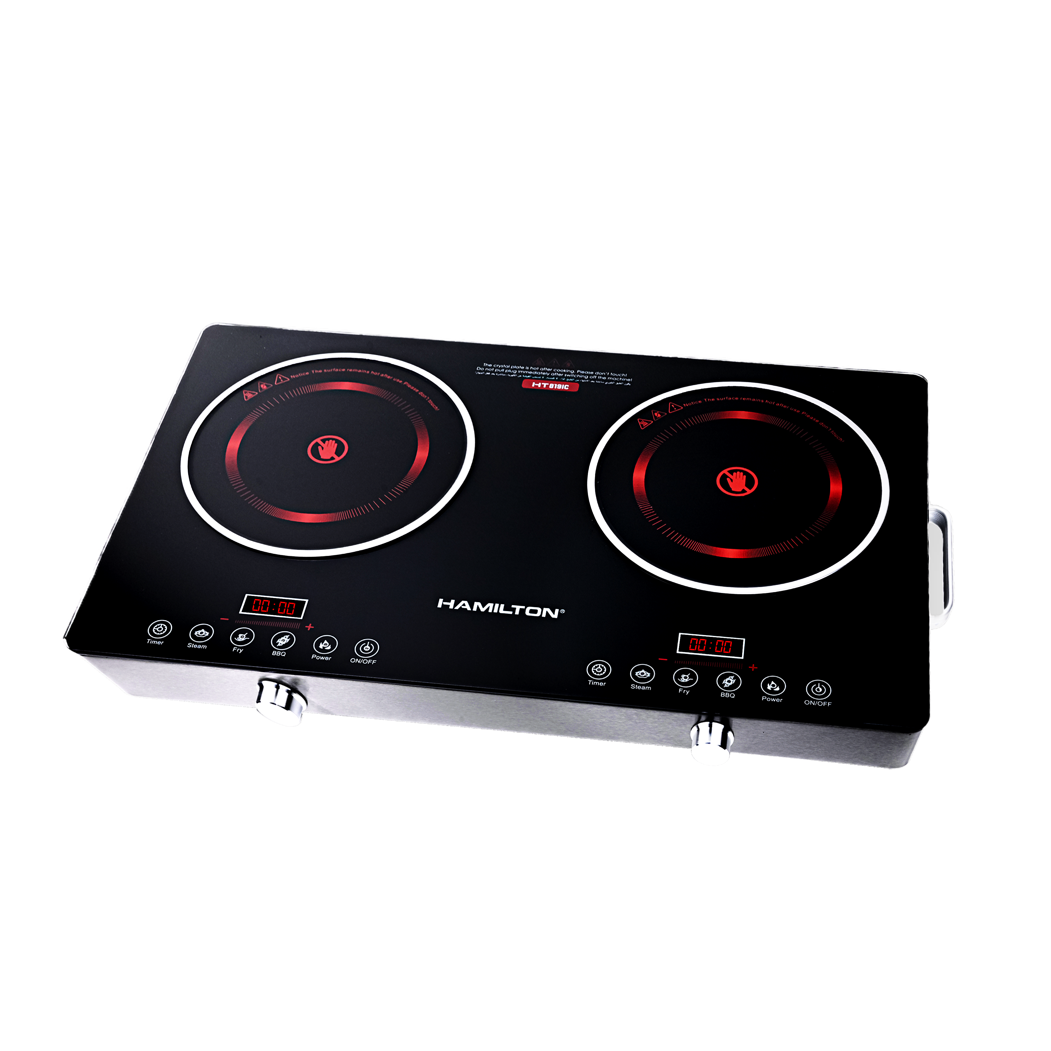 Hamilton Digital Infrared Cooker 2 Burner HT8191C