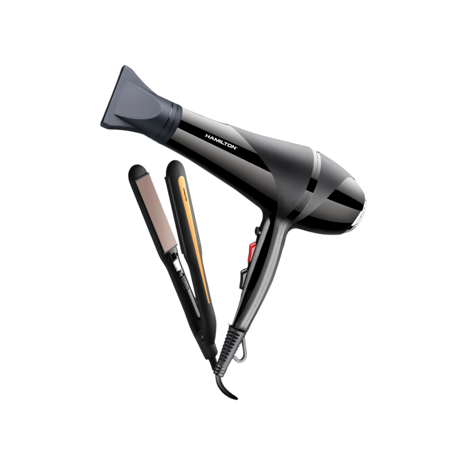 Hamilton 2-In-1 Professional Hair Styling Combo - HT8828HS + HT8833HD