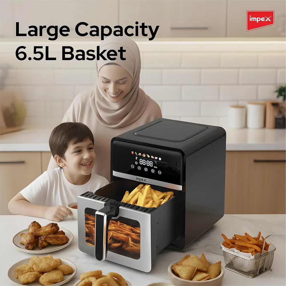 Impex Digital Air Fryer – 1400W – 6.5L – AF 4304