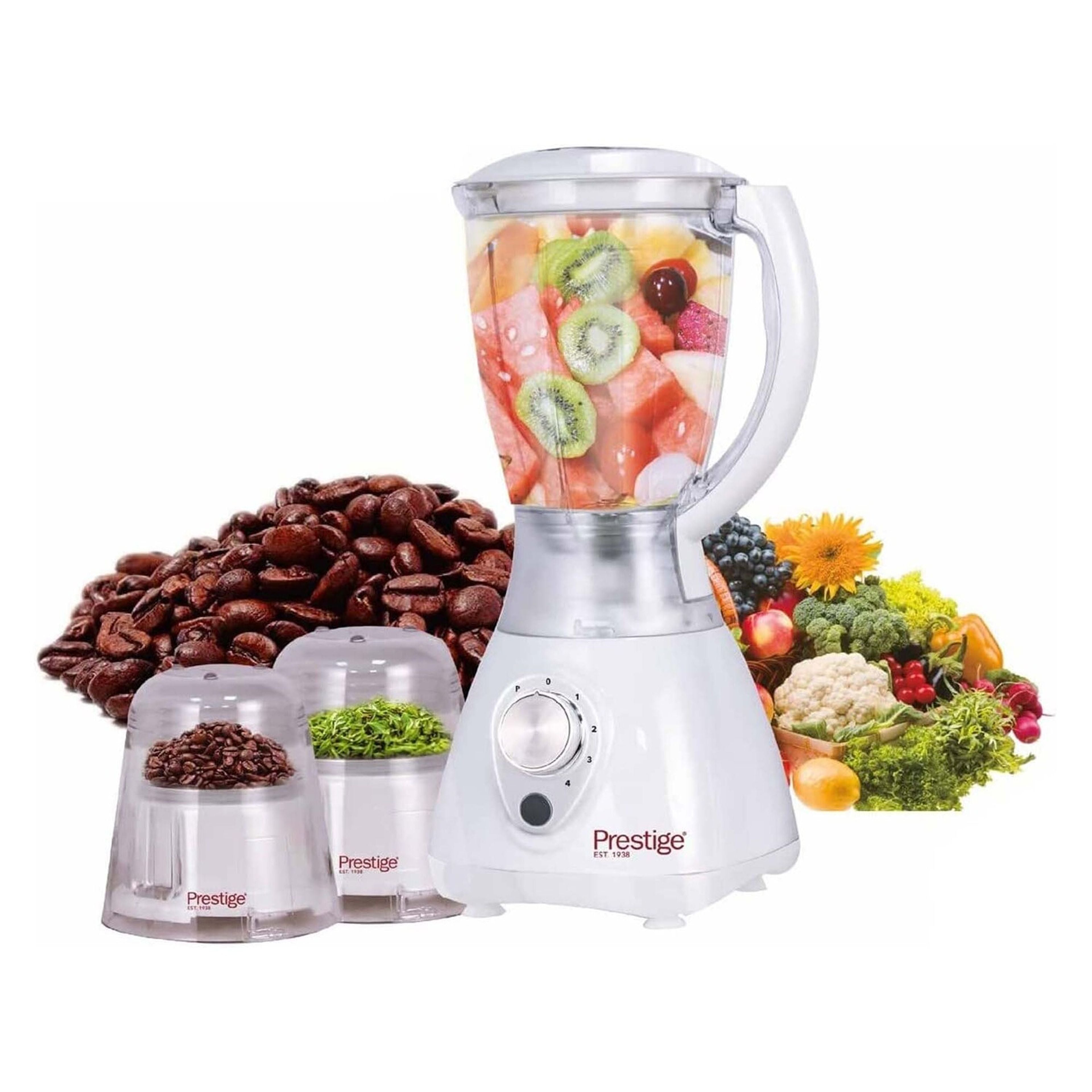 Prestige Blender – 450W – 1.5L – 3 Jars – 2 Speed & Pulse – PR81581