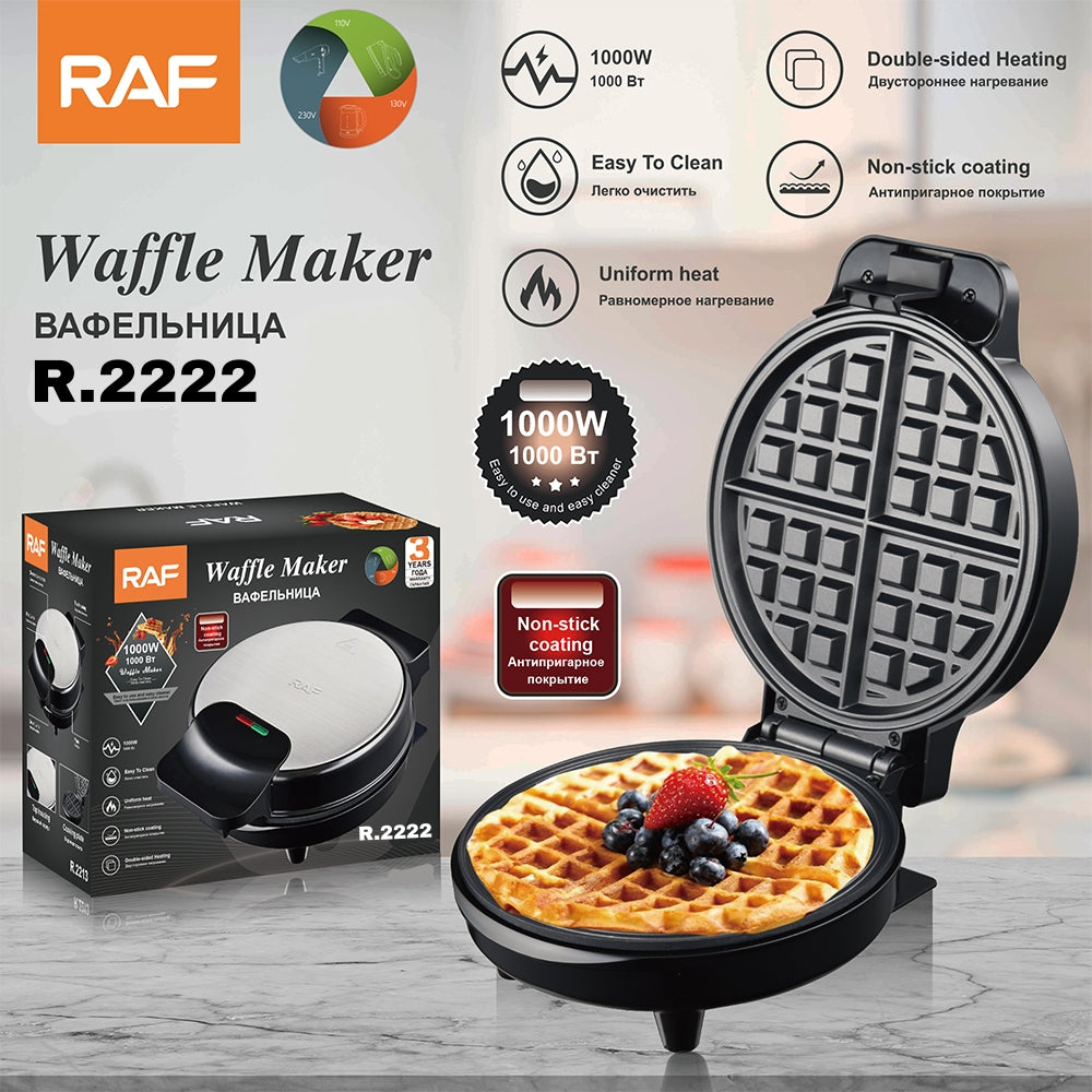 RAF Waffle Maker – 1000W – R.2222