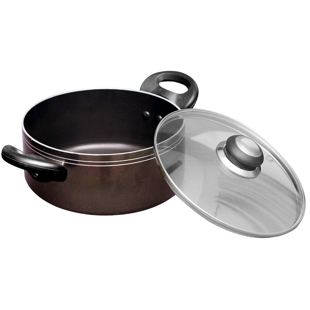 Blueberrys Biriyani Pot with Glass Lid 8L Ruby 8 (IB)