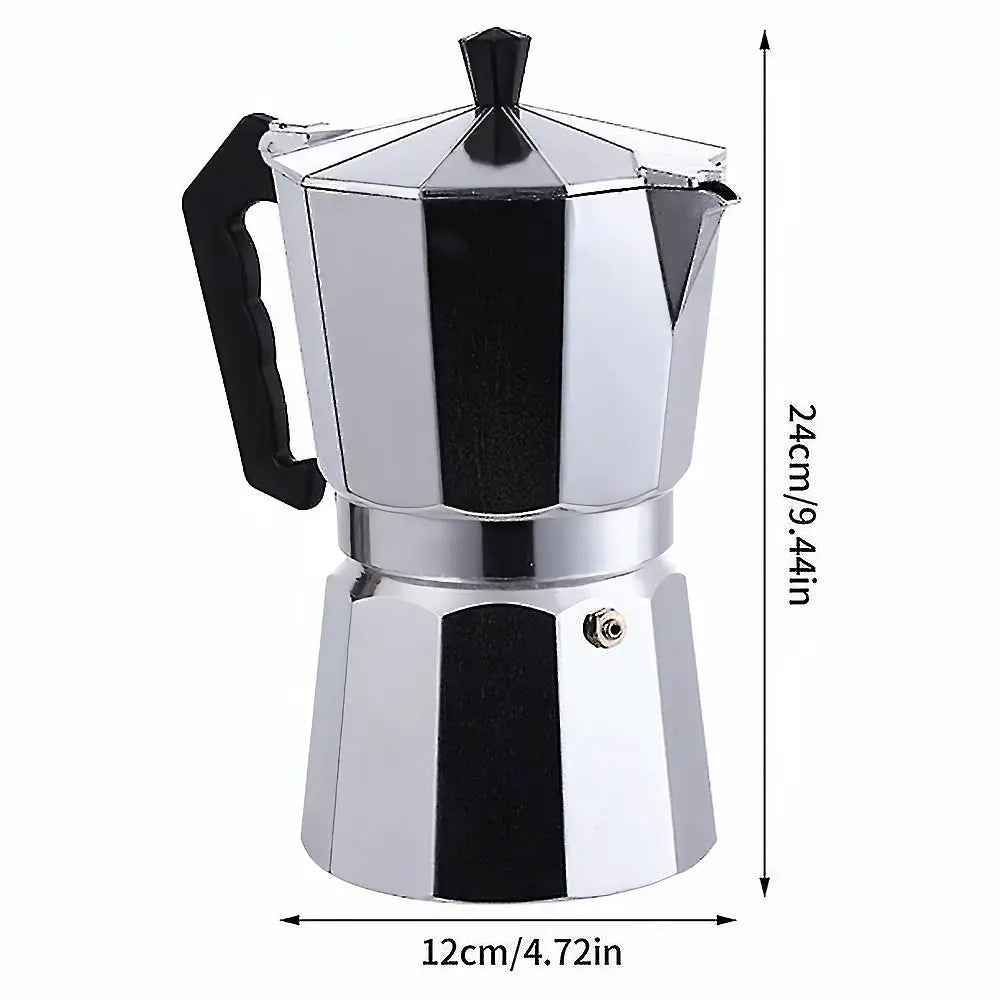 Classic Aluminum Moka Pot Coffee Maker - SB - 80228-P
