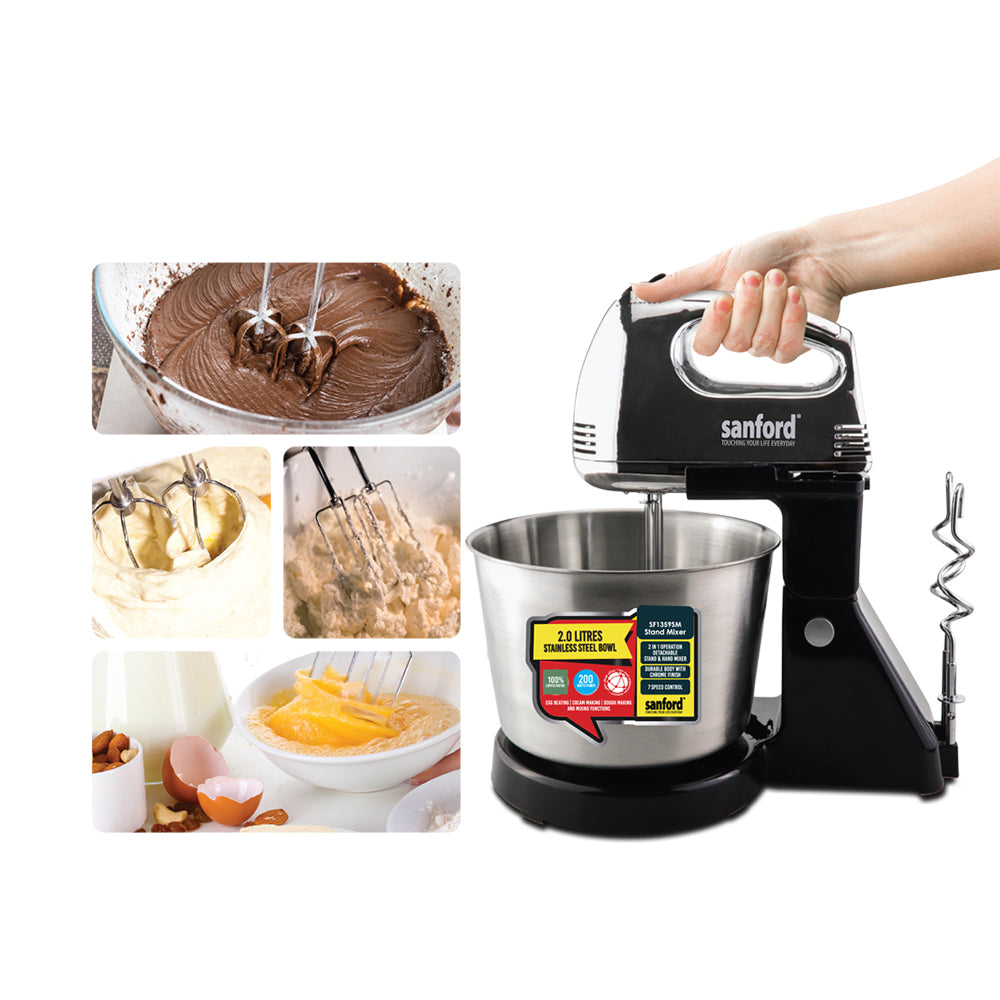 Sanford 2-in-1 Stand & Hand Mixer - SF1359SM